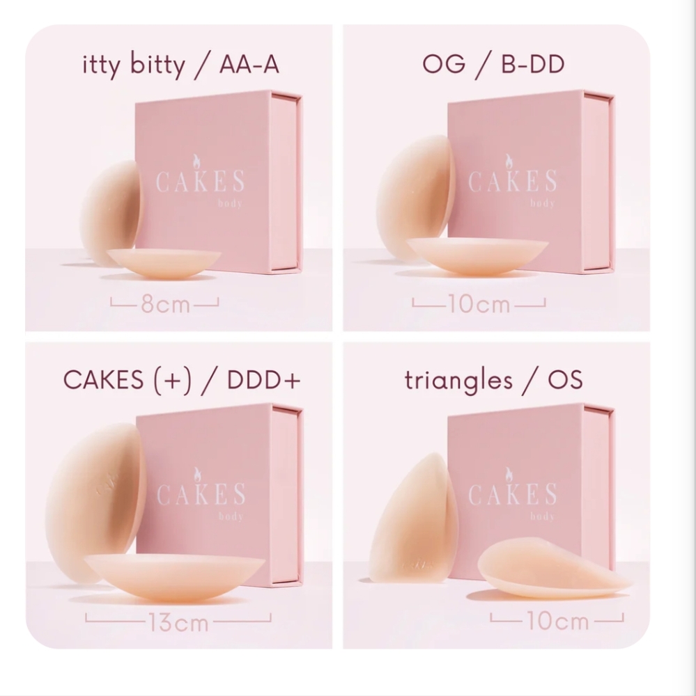 CAKES Body Volume Grippy Insert Silicone Bra Honey - Picture 10 of 15